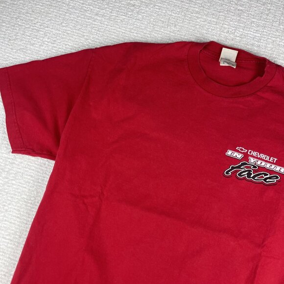 Chevy in Your Face Vintage Red T-shirt size XL '66 Nova Double Sided Chevrolet - Picture 4 of 16